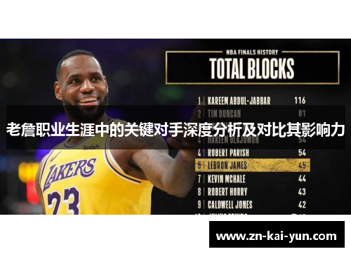 老詹职业生涯中的关键对手深度分析及对比其影响力 老詹职业生涯中的关键对手深度分析及对比其影响力